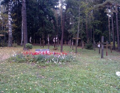 Miniatura: Krzyż Polski zbezczeszczony na Białorusi....