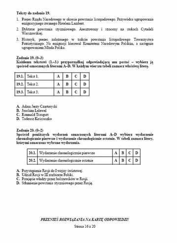 Egzamin gimnazjalny 2013. Część humanistyczna (fot.CKE)