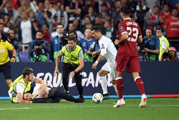 Cristiano Ronaldo musiał przerwać swoją akcję 