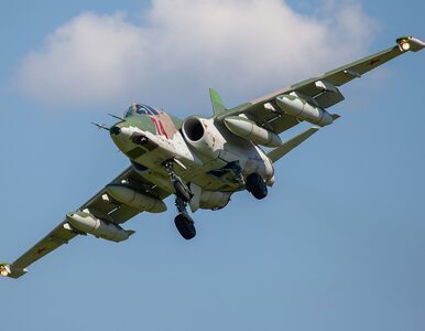 Miniatura: Rosyjski Su-25 zestrzelony. Moment...