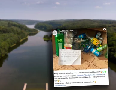 Miniatura: Zostawili „napiwek kaucyjny” po...