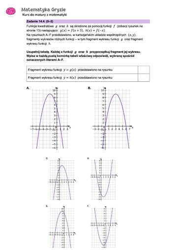 Matura 2024. Matematyka &mdash; poziom podstawowy, Formuła 2023 &mdash; arkusze z&nbsp;odpowiedziami &ndash; zadanie 14.4