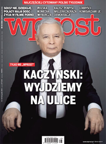 Okładka tygodnika Wprost nr 48/2014 (1656)
