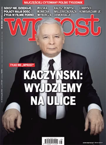 Okładka tygodnika Wprost nr 48/2014 (1656)