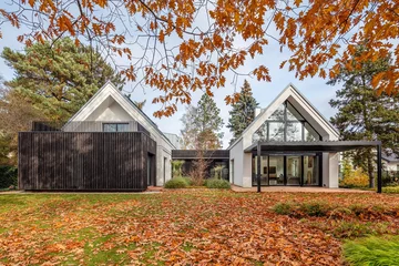 Dom jednorodzinny w Michałowicach, projekt Tissu Architecture 