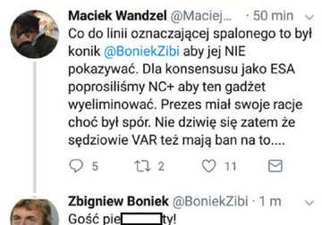 Wpis Zbigniewa Bońka