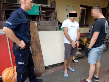 Akcja policji w Zielonce 