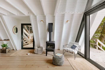 Dom nad jeziorem, projekt Matière Première Architecture v2com, 5891-01, brda, rama A