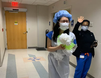 Miniatura: „Ślub” w czasach koronawirusa. Lekarze...