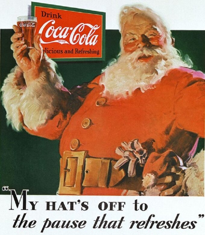 Reklama Coca Coli z Mikołajem