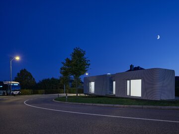 Dom wydrukowany z betonu, projekt ODA Architects i Coral Architects 