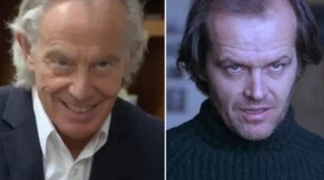 Mem z nową fryzurą Tony'ego Blaira 