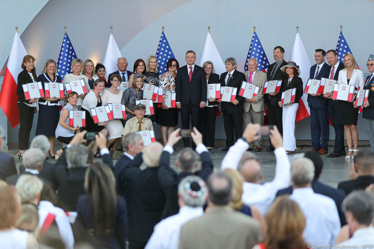 Spotkanie prezydenta Andrzeja Dudy z Polonią w New Britain w USA 