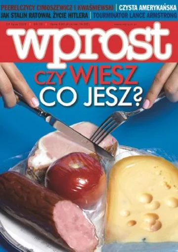 Okładka tygodnika Wprost nr 29/2005 (1181)