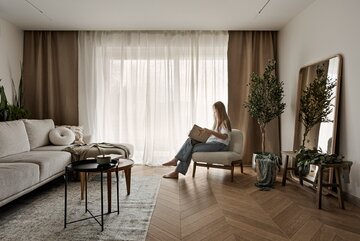 Japandi w&nbsp;Katowicach &ndash; harmonia prostoty i&nbsp;natury, projekt Avo Architekci
