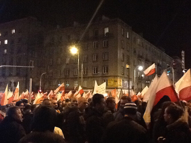 Marsz Niepodległości 2012 (fot. Amelia Panuszko)