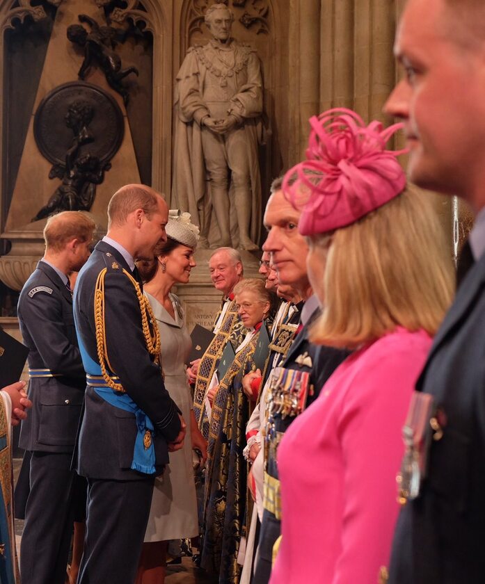 Książę William i księżna Kate podczas obchodów 100-lecia RAF 