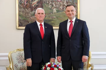 Mike Pence z wizytą w Pałacu Prezydenckim mike pence