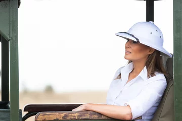 Melania Trump w Parku Narodowym w Nairobi 