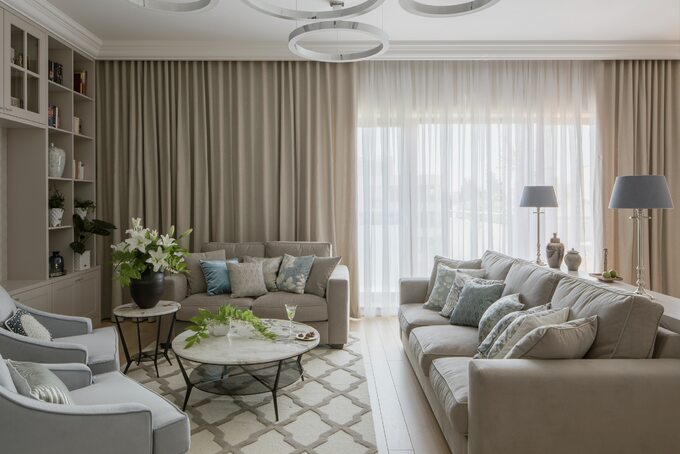 Hamptons w wielkim mieście, proj. MIKOŁAJSKA studio
