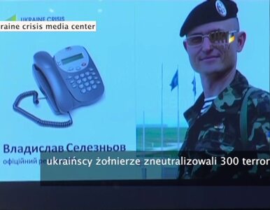 Miniatura: Ukraińscy żołnierze "zneutralizowali" 300...