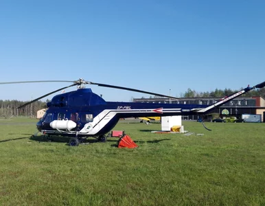 Miniatura: Śmigłowiec zerwał linię energetyczną...