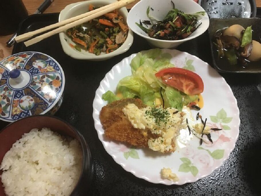 Posiłki w japońskim szpitalu 