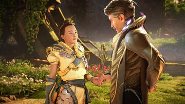Screen z&nbsp;rozgrywki w&nbsp;Horizon Forbidden West: Burning Shores