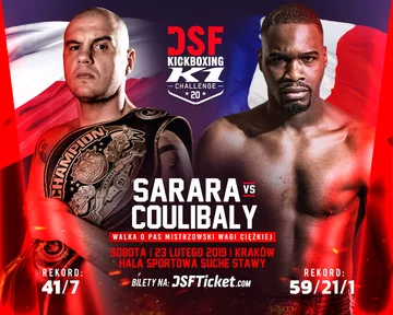 DSF Kickboxing Challenge 20: Walka wieczoru SARARA vs COULIBALY 