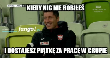 Mem po meczu Polski z Finlandią 