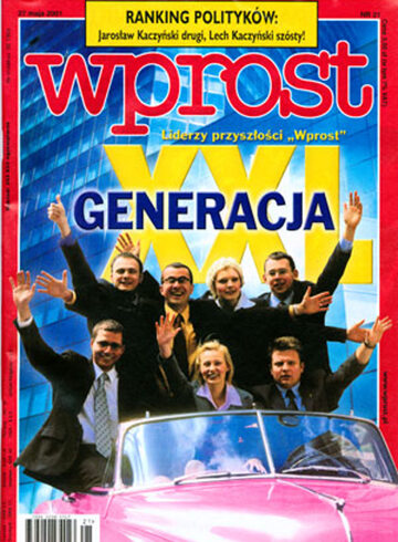 Okładka tygodnika Wprost nr 21/2001 (965)