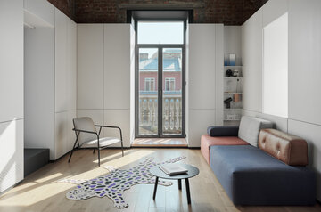 Studio w&nbsp;Sankt Petersburgu, projekt DA BUREAU