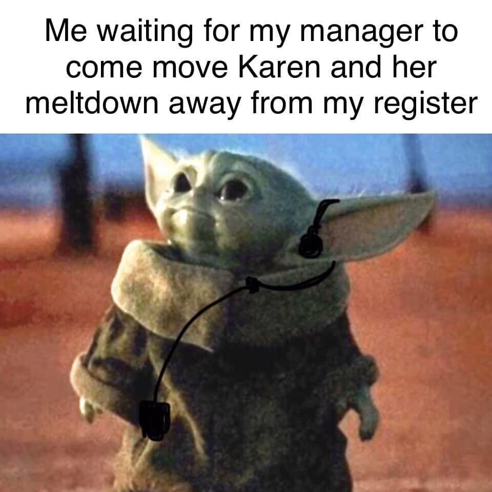 Baby Yoda na memie 