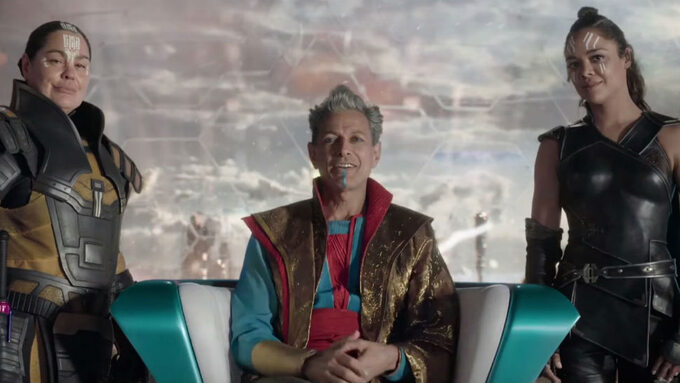kadr z filmu Thor Ragnarok (2017)