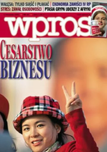 Okładka tygodnika Wprost nr 44/2005 (1196)