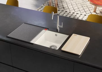 Ceramiczny zlewozmywak podwieszany KubusX marki Franke 