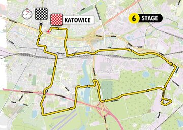 Trasa 80. Tour de Pologne &ndash; etap 6