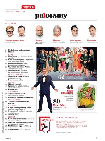 Wprost 23/2019. Spis treści