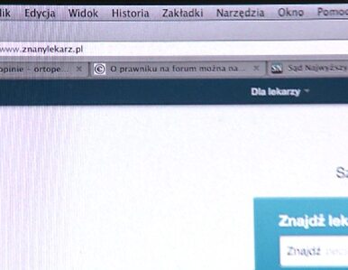 Miniatura: Lekarze oczerniani w internecie? "To nie...