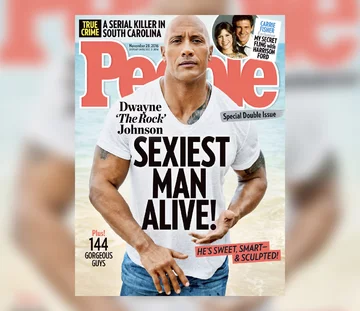 Ranking magazynu People. Rok 2016, Dwayne Johnson 