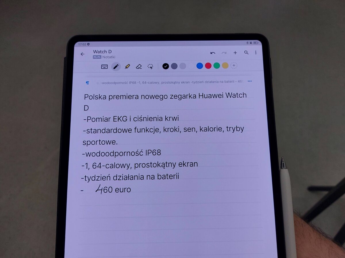 Akcesoria Huawei Matepad Pro 12,6 – M-Pencil gen 2 i klawiatura 