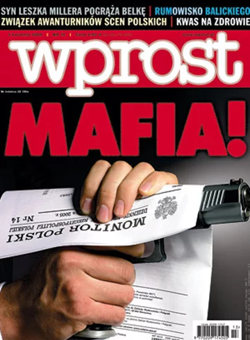 Okładka tygodnika Wprost nr 13/2005 (1165)