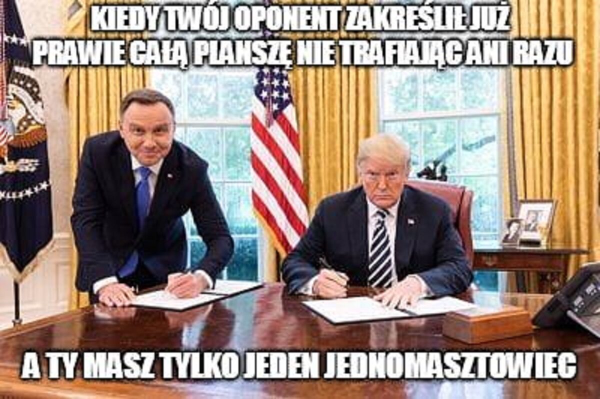 Mem po spotkaniu Duda-Trump 