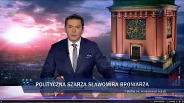 Paski informacyjne w TVP Info 