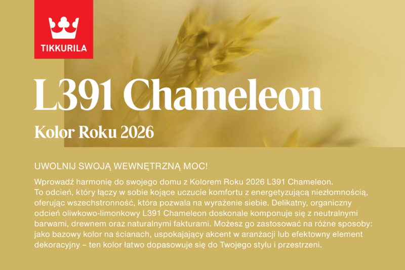 Kolor Roku 2026, PPG Tikkurila L391 Chameleon