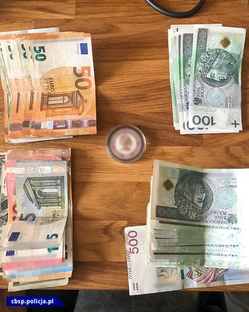 Fotografia z zatrzymania gangu okradającego pociągi 