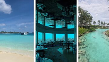 Wyspa Ailafushi; podwodne restauracja Only BLU