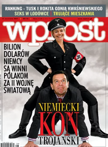 Okładka tygodnika Wprost nr 38/2003 (1086)