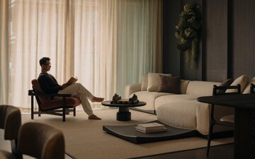 Wnętrze, które prowadzi do rozluźnienia ciała i umysłu, projekt 932 Design Group 