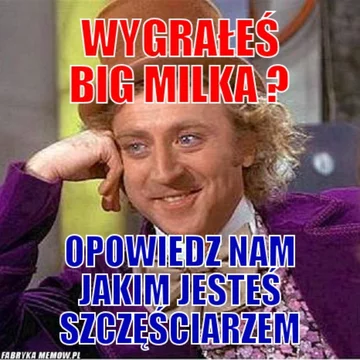 Mem z Willym Wonką 